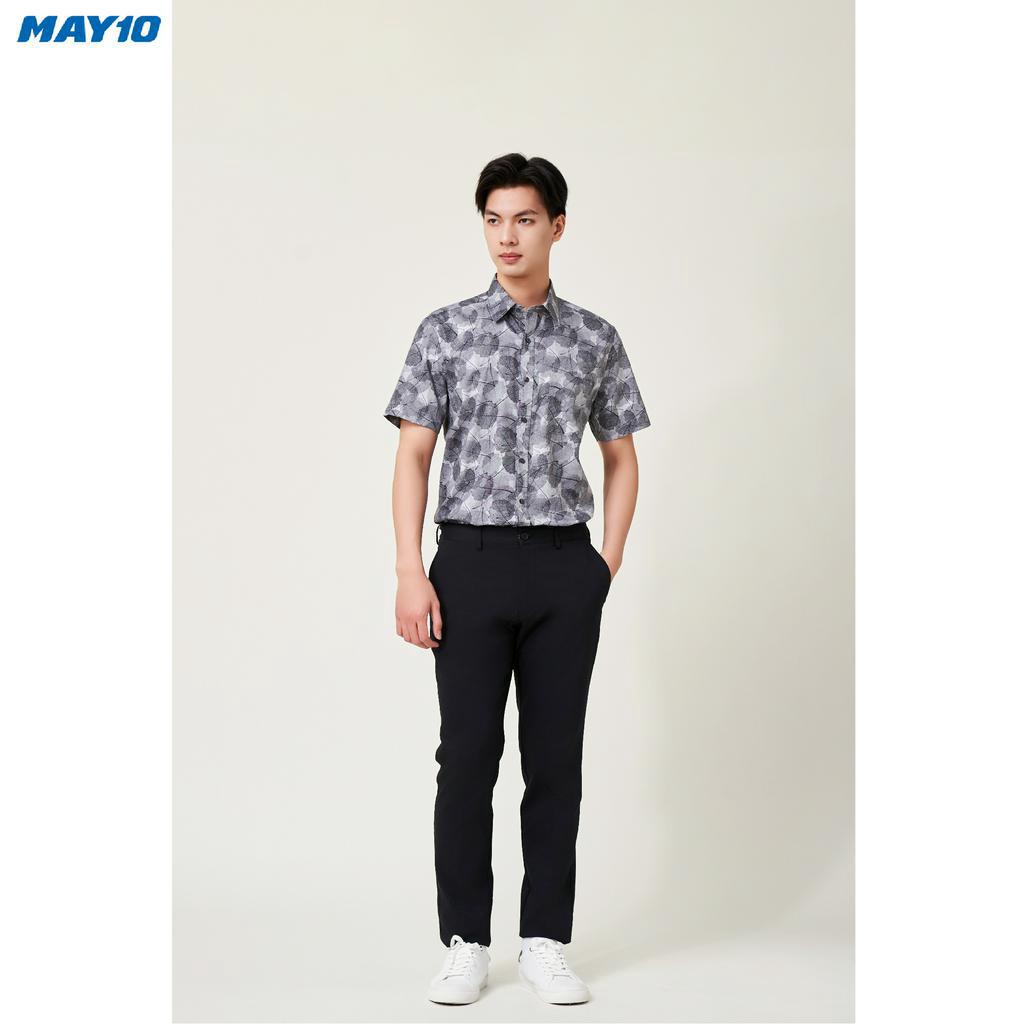 Sơ mi nam cộc tay May 10 form Regular mã 010120003 AH241