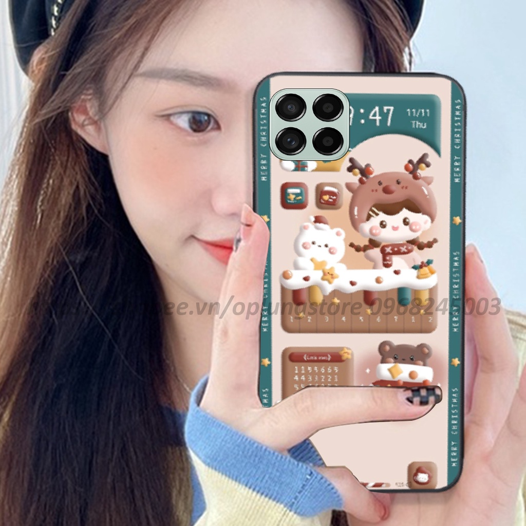 Ốp lưng Samsung M33 / M53 / M32 / M62 in hình 3D gấu,thỏ cute dễ thương