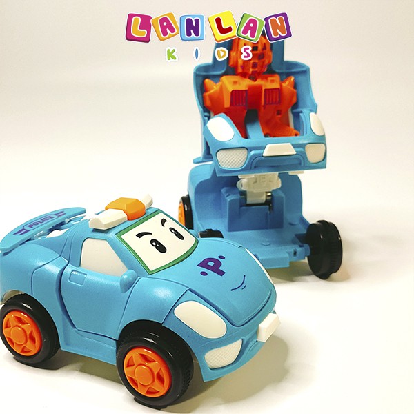 Đồ chơi xe ô tô biến hình Robot chạy đà thú vị dành cho bé