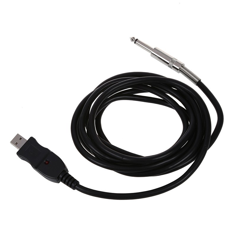 Guitar to USB Interface Link Connection Instrument Cable 3M