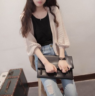 Carigan gân 2 cúc cho nữ