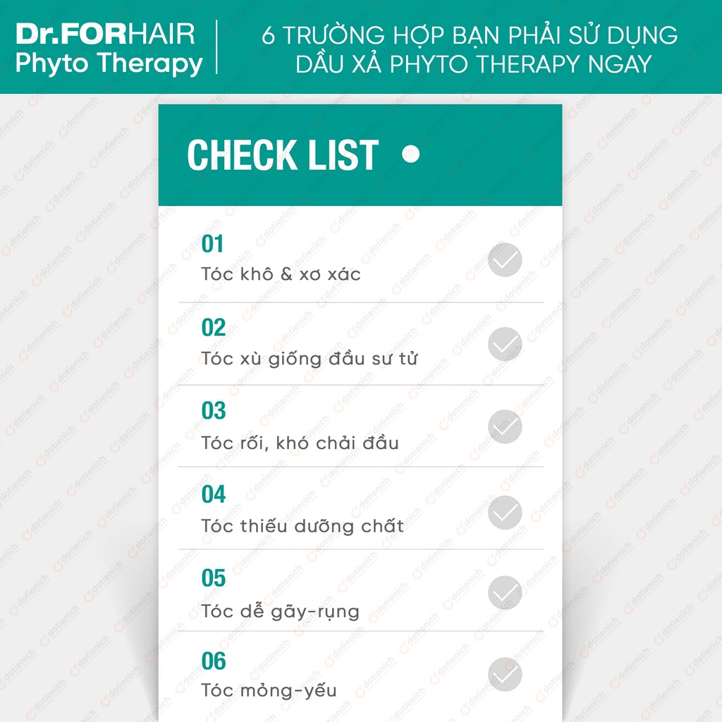 Dầu xả dưỡng tóc Dr.FORHAIR/Dr For Hair cho da đầu nhạy cảm Phyto Therapy Treament 100ml