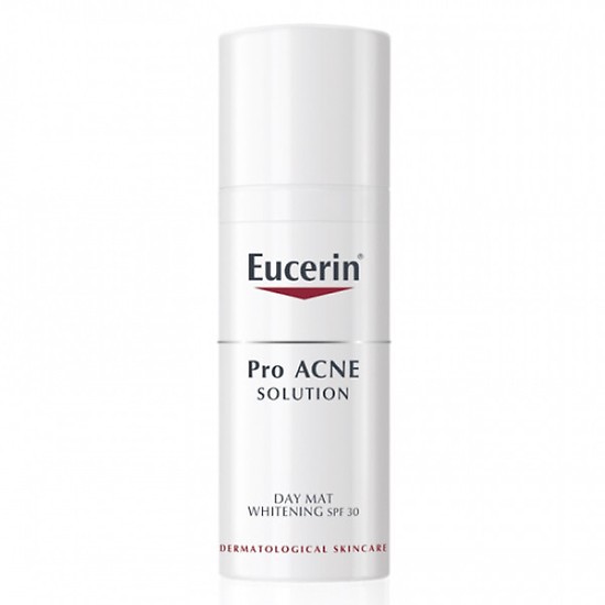 Eucerin Kem Dưỡng Trắng Da Giảm Mụn ProAcne Day Mat Whitening SPF30 50ml