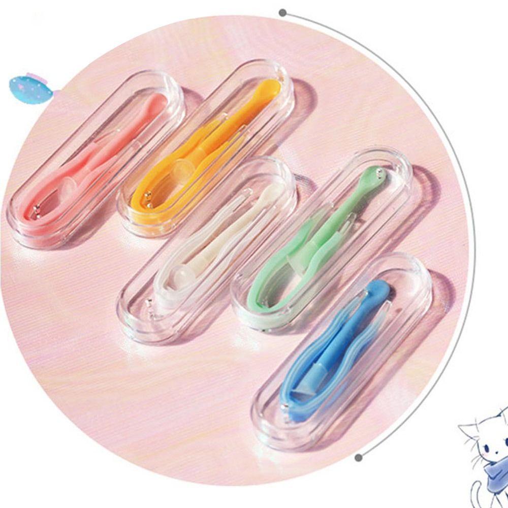 Set 10 Hộp Đựng Kính Áp Tròng Trong Suốt Chống Bụi