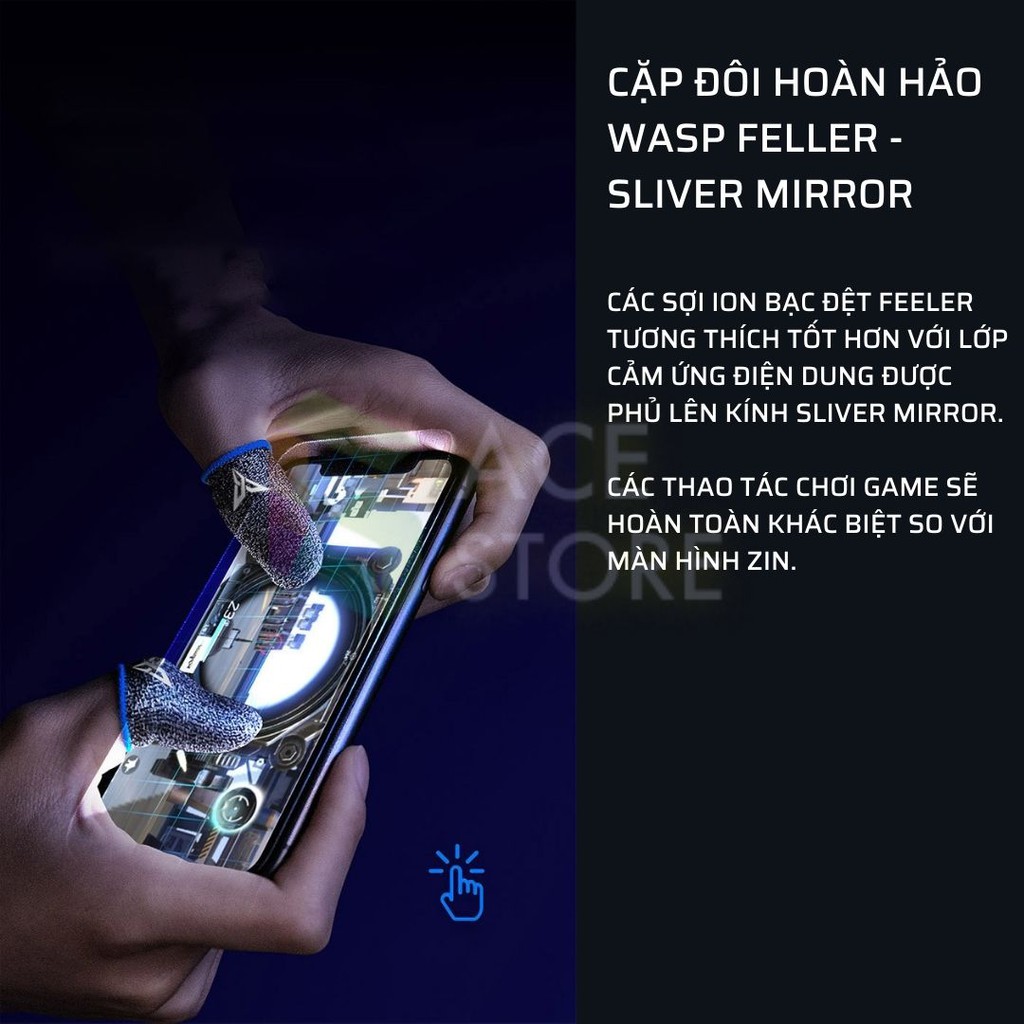 Flydigi Sliver Mirror | Kính Cường Lực Gaming Dành Cho iPhone X / 11 / 12