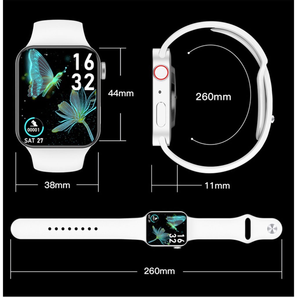 Đồng hồ thông minh Z36 Smartwatch Seri7 Sạc không dây, Nghe gọi bluetooth, Thay ảnh nền,tích hợp Núm xoay