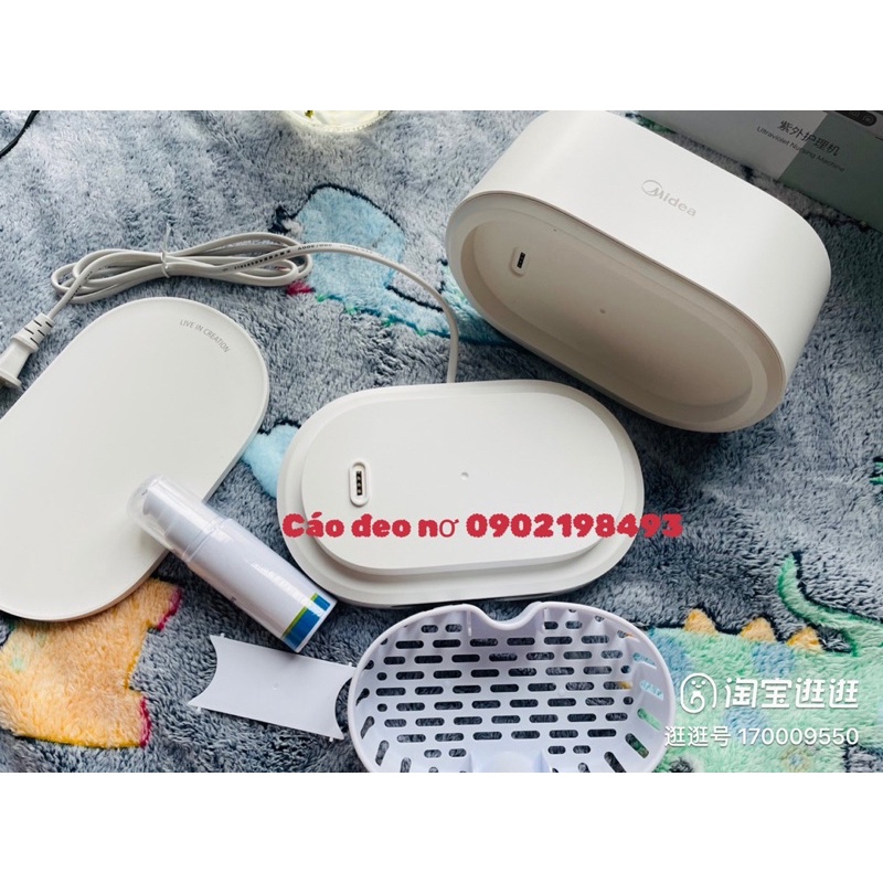 Máy Rửa Trang Sức, Kính Mắt Bằng Sóng Âm Chính Hãng MIDEA - Cáo Đeo Nơ