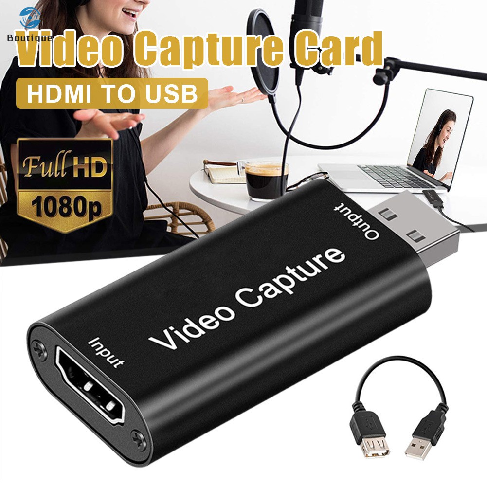 Bộ Chuyển Đổi Hdmi Sang Usb Full Hd 1080p Usb 2.0 Kèm Dây Cáp