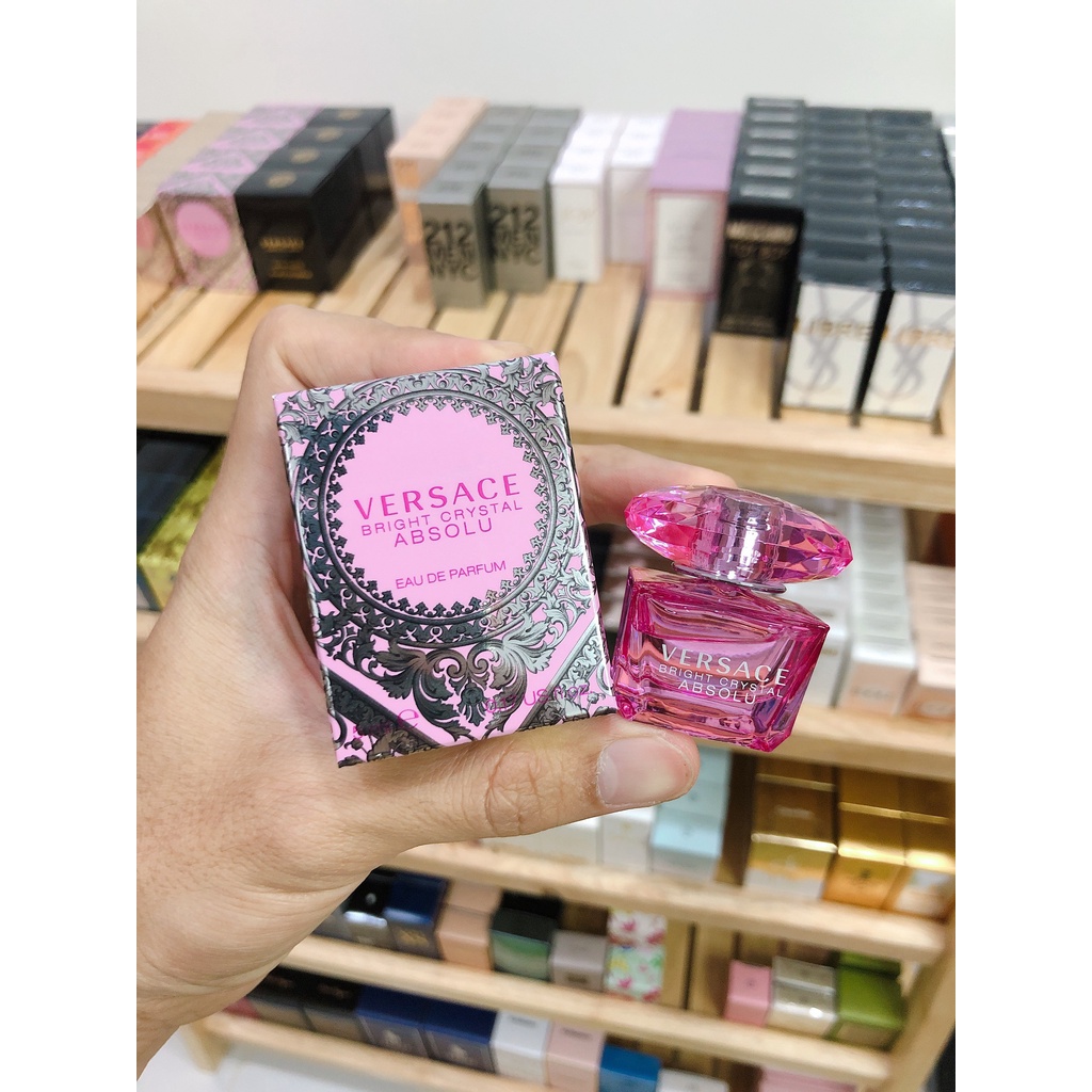 Nước Hoa Versace Bright Crystal 5ml, Nước Hoa Versace Mini Nữ Chính Hãng