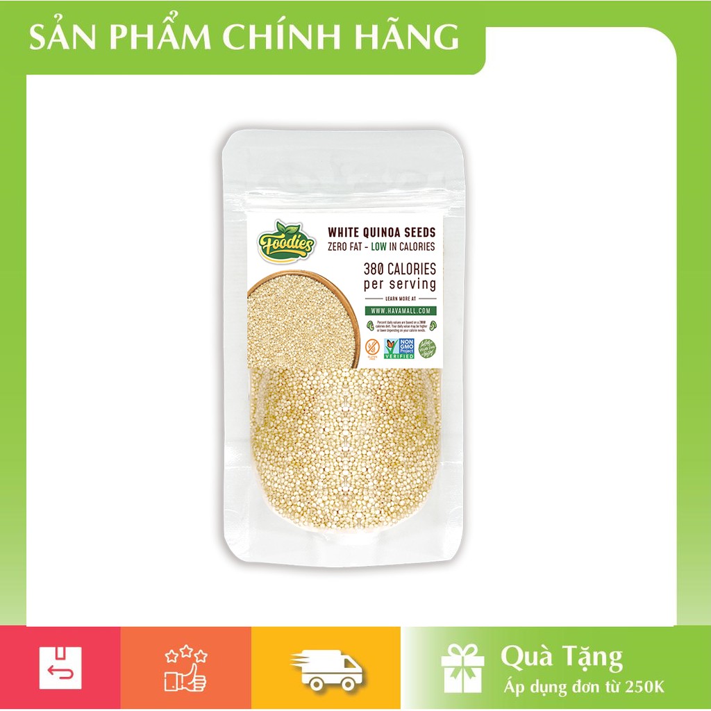 [HÀNG CHÍNH HÃNG] Hạt Diêm Mạch (Quinoa) Trắng Canada