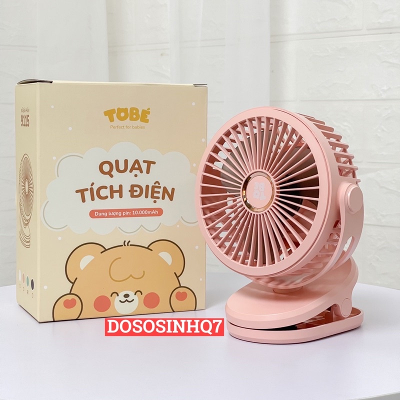 Quạt kẹp đa năng ToBé, quạt kẹp xe đẩy, nôi cũi, ô tô