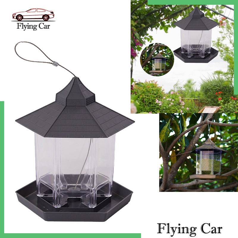 Hộp Đựng Thức Ăn Cho Chim Chống Thấm Nước Có Mái Treo Lzdjfmy2