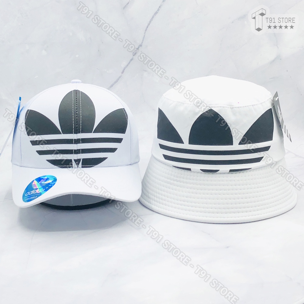 Combo Nón bo và mũ lưỡi trai A13 - Chất liệu kaki - Phom dáng chuẩn - Cho các cặp tình nhân, gia đình đi chơi, đi biển