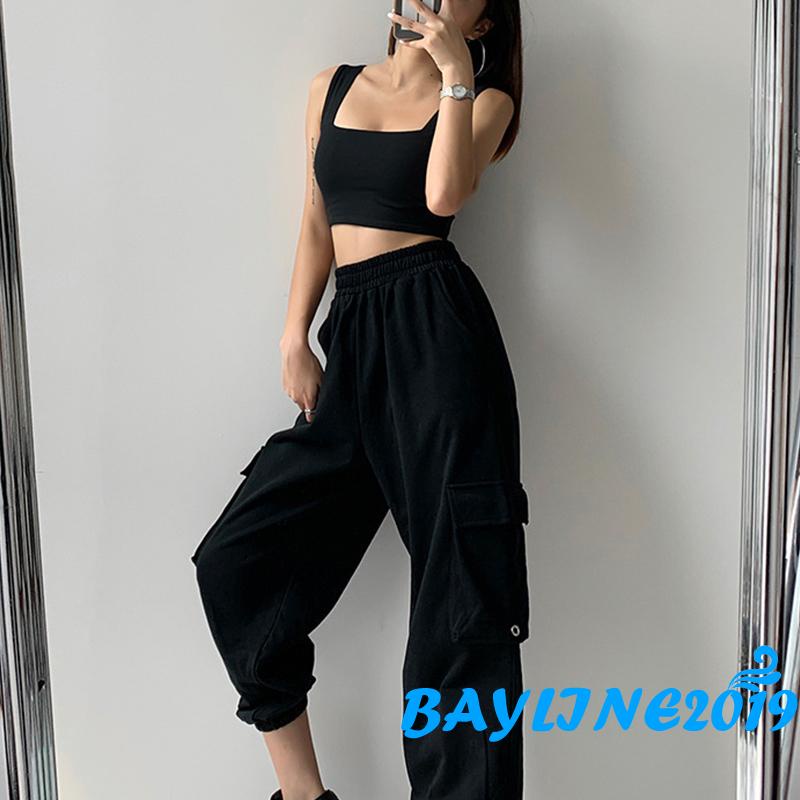 Áo Lửng Hai Dây Màu Trơn Thời Trang Nữ Tính