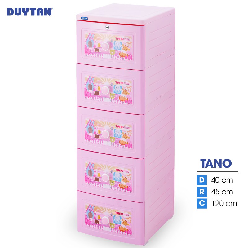 Tủ nhựa Duy Tân Tano 3/4/ 5 ngăn cỡ nhỏ tiện dụng - Nhiều hoa văn