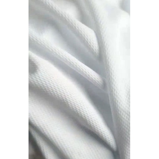 Vải thun trắng hoa văn