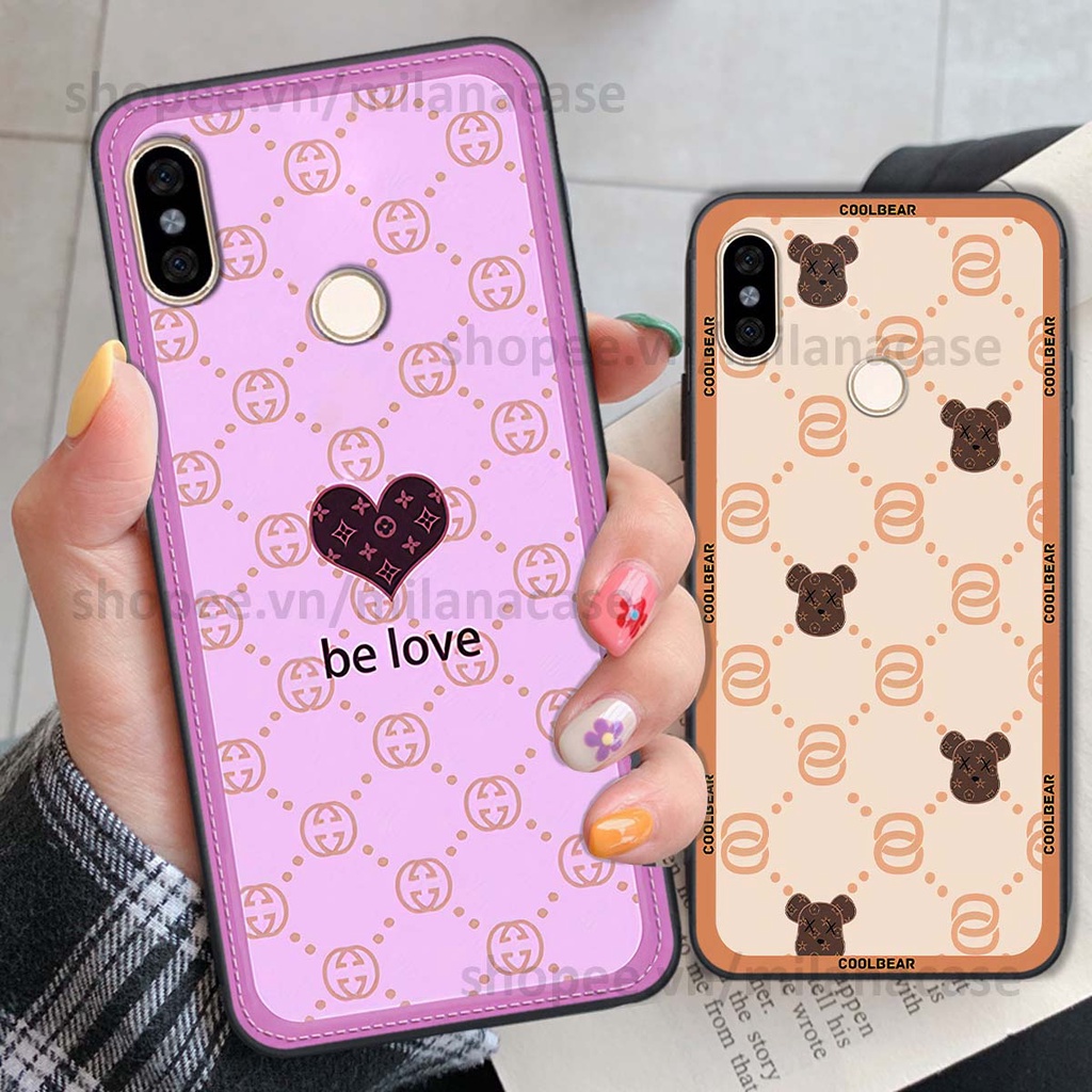 Ốp Xiaomi Mi A2 hình trái tim be love tình yêu siêu đẹp, cá tính, thời trang