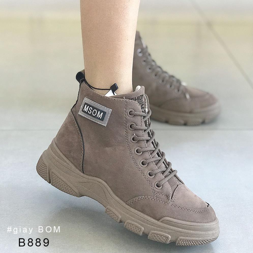Giày Boot Đế Cao 3 cm Da Lộn (3 màu) B889 2020 ¹ ! ³
