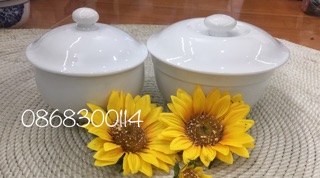 Thố sứ trưng Yến( hầm gà, đựng đồ ăn...)