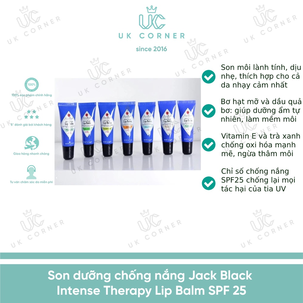 (Có sẵn) Son dưỡng chống nắng Jack Black - Ultrasun