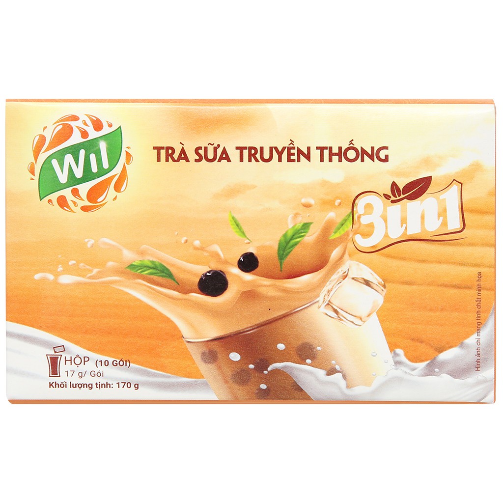 [Mã SKAMLTS7 giảm 10% đơn 150K] TRÀ SỮA TRUYỀN THỐNG - Hộp 17g*10 gói - Trà hòa tan Wil | BigBuy360 - bigbuy360.vn