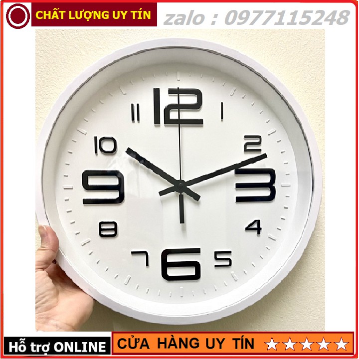 Đồng Hồ Treo Tường Kim Trôi Sang Trọng 30cm