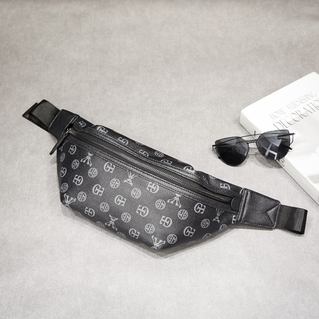 { SIÊU HOT } Túi Đeo Chéo Nam Da PU Thời Trang Style 084 Đa Phong Cách Ngang Hông / Bụng/ Trước Ngực Mẫu Mới Nhất | BigBuy360 - bigbuy360.vn