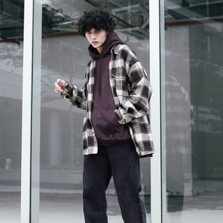 Áo Sơ Mi Flannel Three Hundred Màu Tím