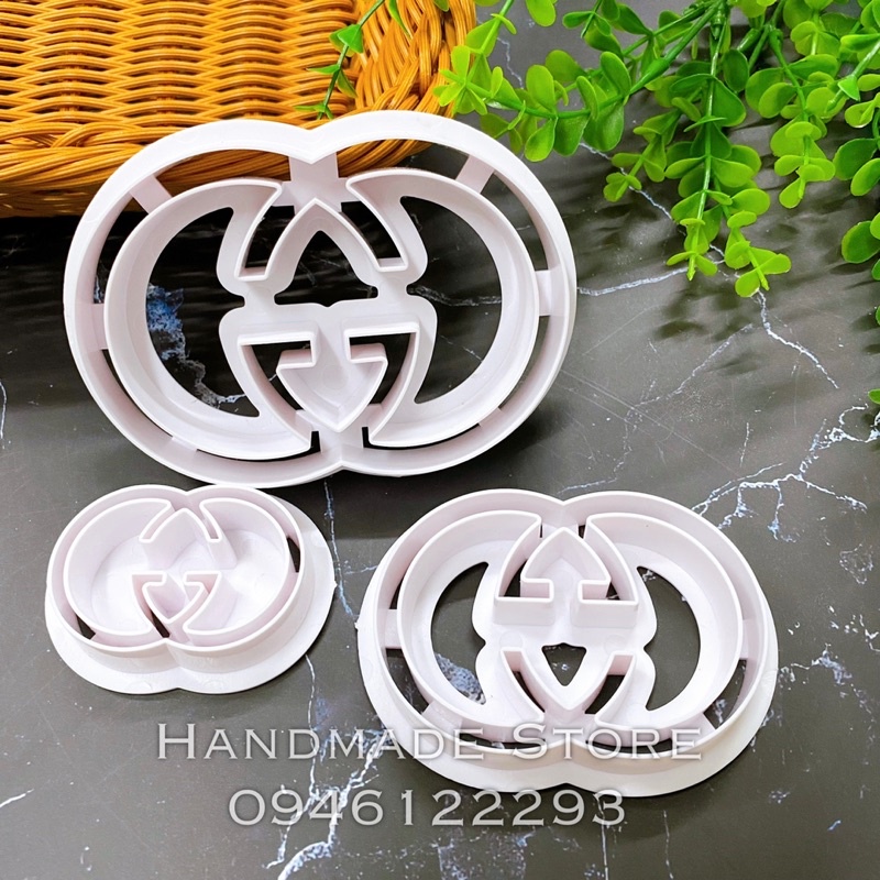 Khuôn logo bánh, đất sét