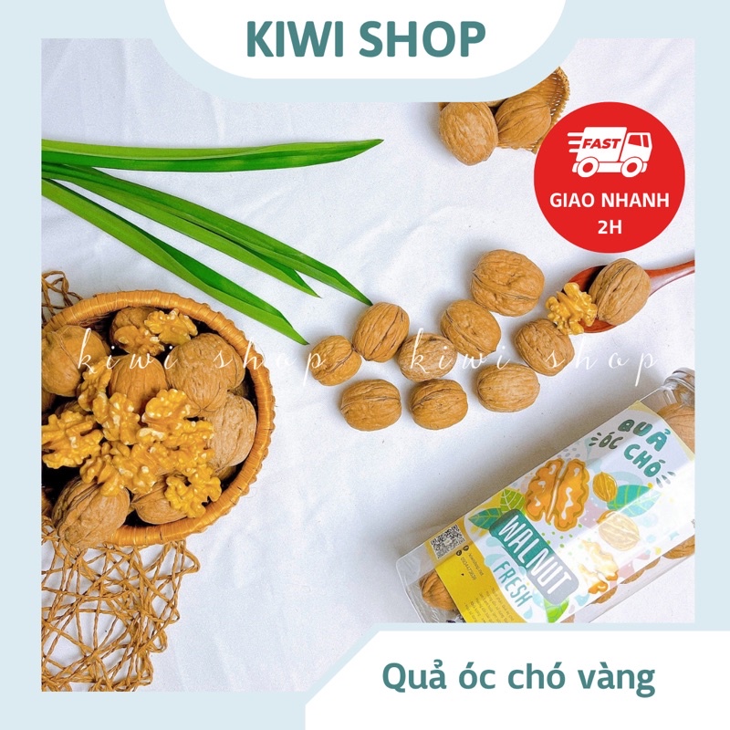 Quả óc chó vàng nhập khẩu Mỹ hũ 350GR *KIWISHOP*