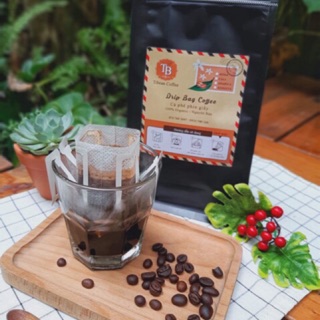 Cà phê phin giấy rang mộc ROBUSTA ( GÓI 20 Phin X 17g ) - TIBEAN DRIP COFFEE