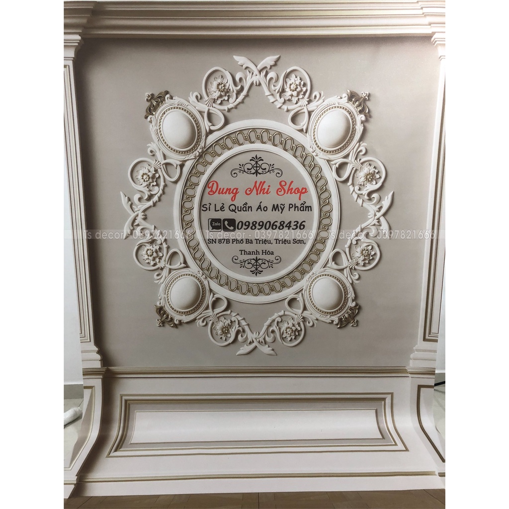 Phông Nền Livestream Chụp Ảnh 3D 5D Dán Tường