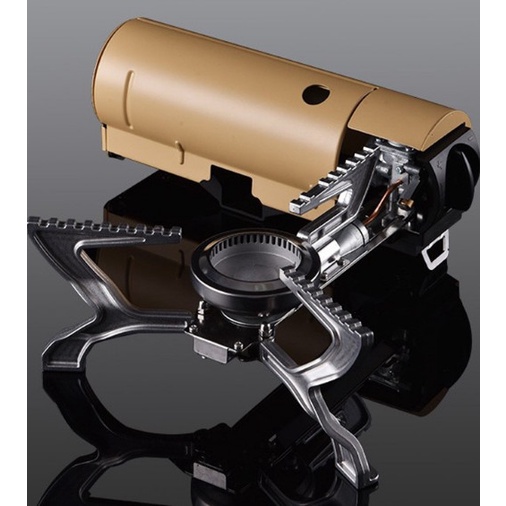 Bếp Gas Du Lịch Mini Brother BRS-99 Gấp Gọn Phù Hợp Dã Ngoại Đi Phượt Camping Kèm Đầu Nối Van Gas Tú