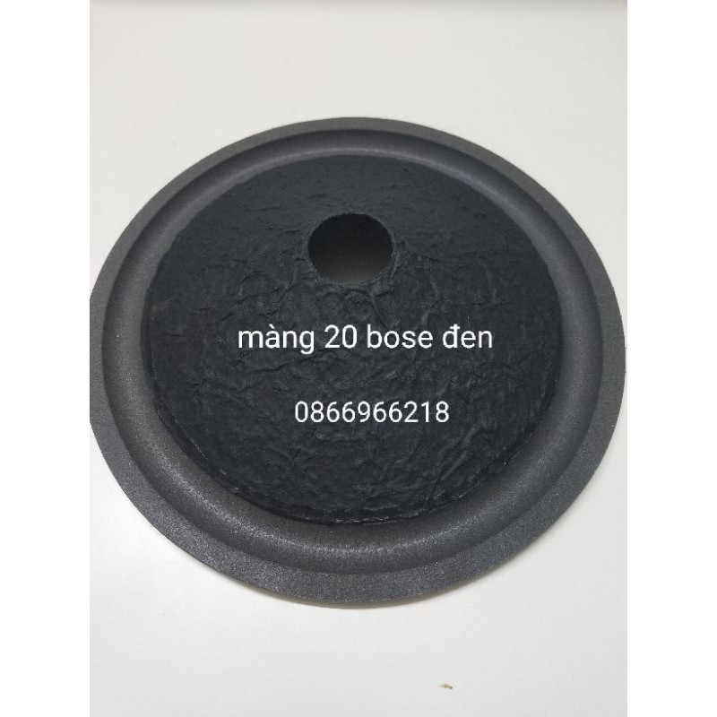 Màng loa bass 20 bose đen lỗ côn 25, 5