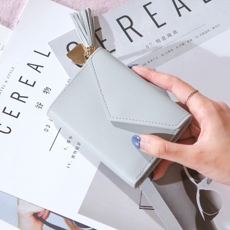 Ví nữ mini cao cấp ngắn cute nhỏ gọn bỏ túi thời trang giá rẻ VD70 | BigBuy360 - bigbuy360.vn