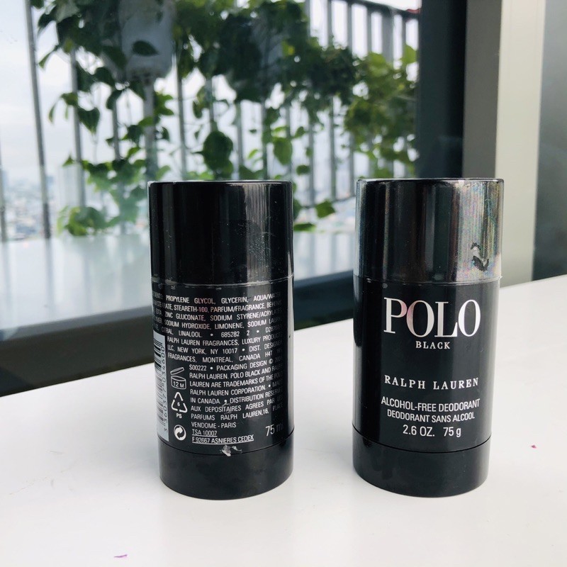 Sáp Lăn khử mùi POLO black 75g Hàng thơm không cần quảng cáo