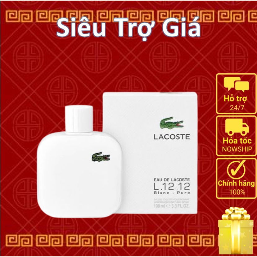 Nước Hoa Nam Lacoste Trắng , Đen EDP 100ml lịch lãm đàn ông , Nước Hoa Lacoste nam tính - Nhà Sâu Shop - BLH Shop