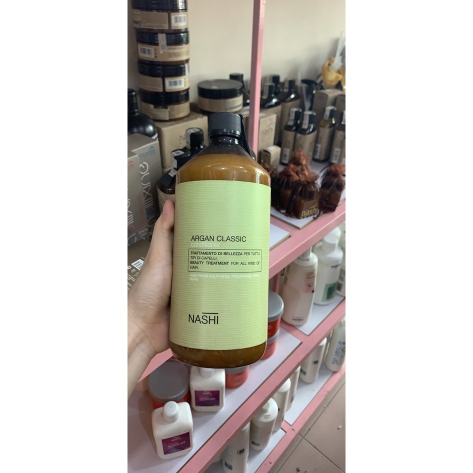 DẦU GỘI XÃ NASHI ARGAN PHỤC HỒI TÓC HƯ TỔN 1000ML