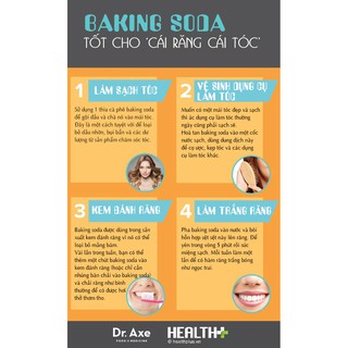 Bột Baking Soda Đa Công Dụng Hộp Giấy 454Gram
