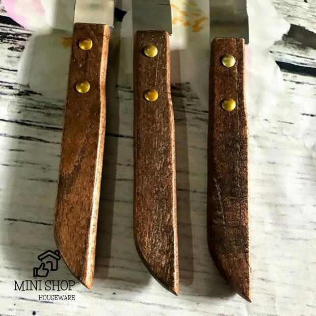 Dao Kinwi Stainless Steel Kitchen Knife Cán Gỗ MD03-04
