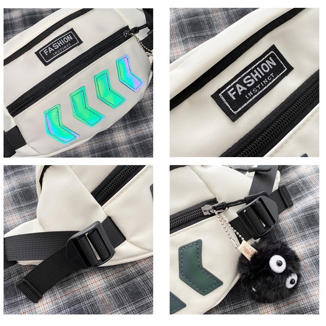 Túi đeo chéo nam nữ kiểu dáng Hàn Quốc Unisex thời trang hiện đại cá tính D25 | BigBuy360 - bigbuy360.vn