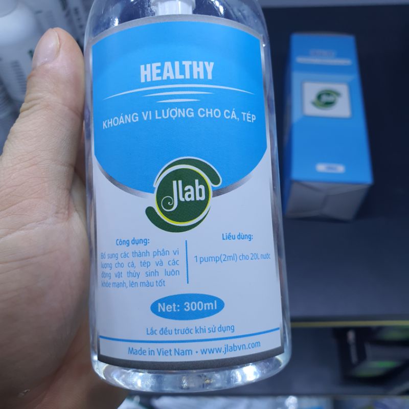 Khoáng nước cho cá cá tép Jlab Healthy