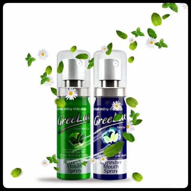 Xịt thơm miệng Thảo Dược Greenlux 12ml