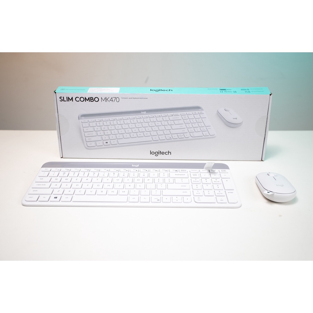Bộ bàn phím và Chuột không dây Logitech MK470 - HÀNG CHÍNH HÃNG