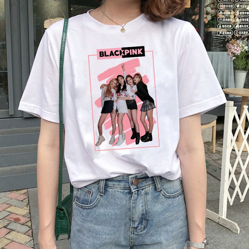 🌸Áo thun Blackpink Unisex tay ngắn dễ thương Fan Blackpink Kpop 🌸 mimoc