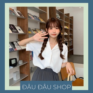 Áo sơ mi nữ công sở dáng suông chất lụa hàn nhiều màu
