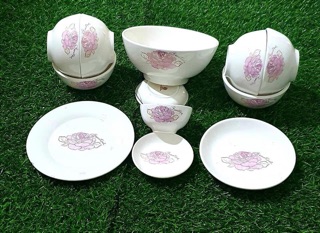 SET BÁT Đĩa  BÁT TRÀNG-11 món