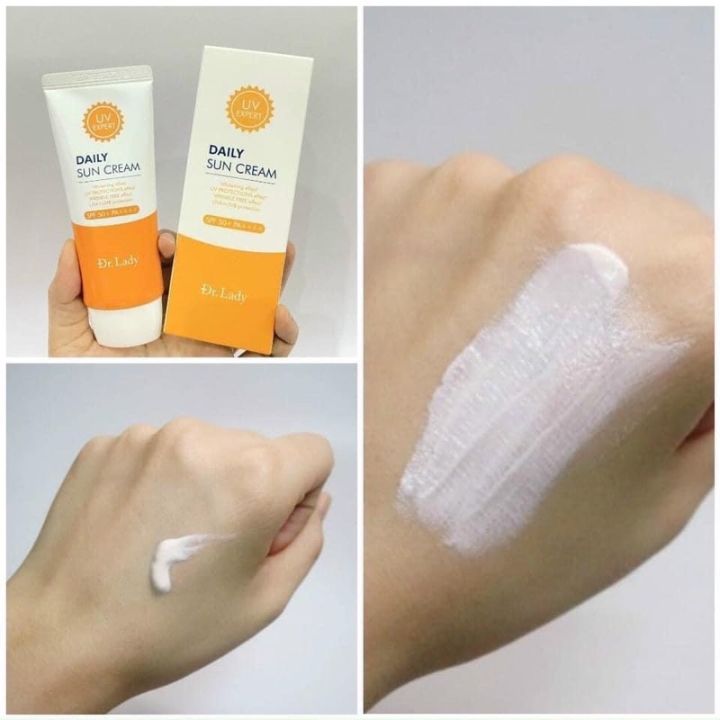 [CHUẨN AUTH] Kem chống nắng vật lí phổ rộng  Daily Sun cream 3in1