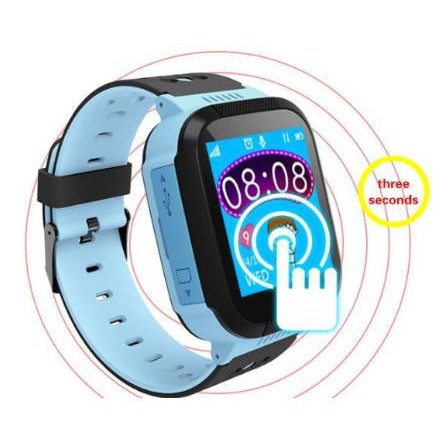 Đồng hồ thông minh trẻ em 2 màu xanh - hồng Smart Watch Q528 Tracker 2