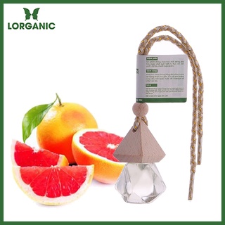 Tinh dầu bưởi chùm Lorganic treo xe hơi, tủ áo LGN0334